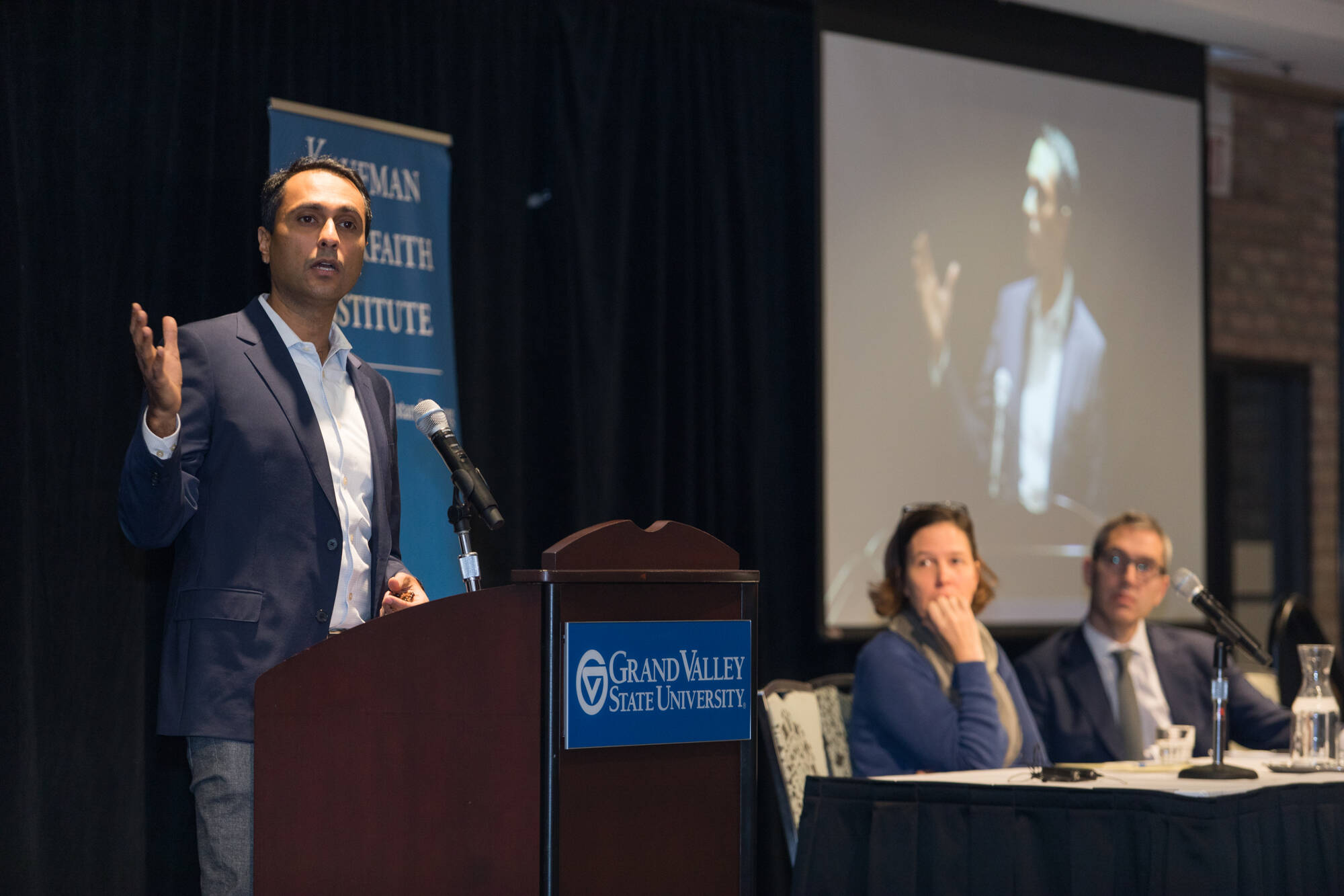 Eboo Patel speaks at Triennial Jewish, Christian, Muslim Dialogue click photo for more information